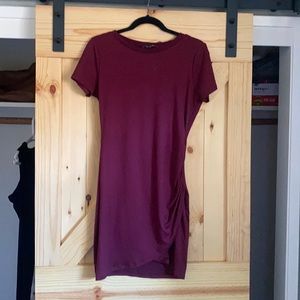 Lulu’s wine red bodycon mini dress